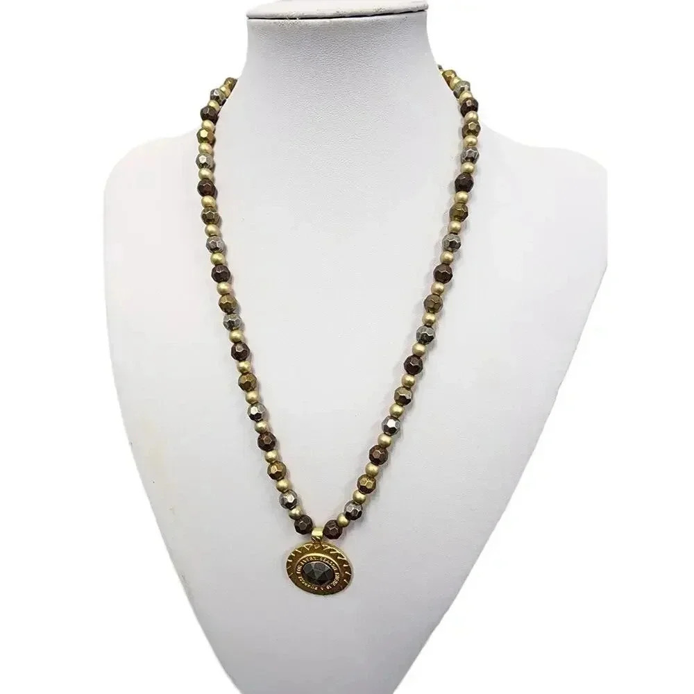 Vintage OLCI – There Is a Purpose for Every Season Pendant Beaded Necklace